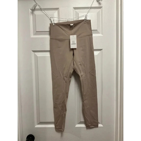 LANFITI High Waist Yoga Leggings Athletic Workout Pants Tummy Control M/6 - Picture 1 of 2